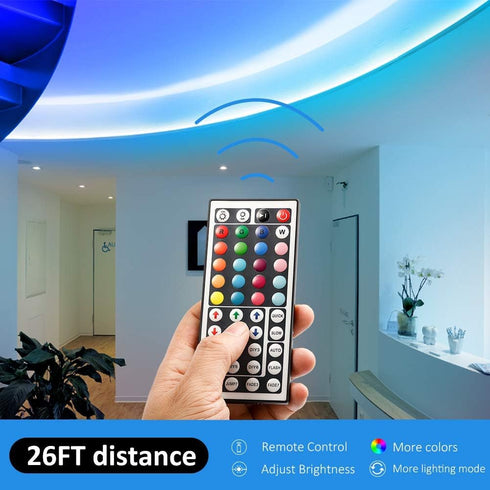 LED Light Remote Controller IR Receiver Led Light Adapter Connector Set DC 12V 2A Power Supply Plug Adapter for 5050 2835 3528 Strip Lights...