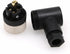 Eonvic 2pcs M12 5 Pin Female A Code Circular Aviation Plug Industrial Sensor Connector Waterproof Right Angle 12mm Connector Plug Cable Adapter fo...