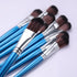 10pcs Mop Brush for Acrylic Painting, 1 Inch Oval Blending Brushes for Acrylic Painting, Paint Brushes with Wooden Handle for Acrylic Paint, Water...