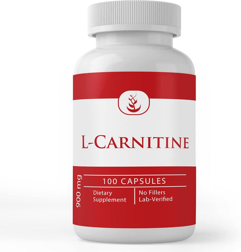 PURE ORIGINAL INGREDIENTS L-Carnitine, (100 Capsules) Always Pure, No Additives or Fillers, Lab Verified...
