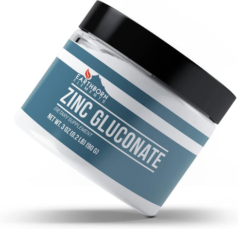 Earthborn Elements Zinc Gluconate 3 oz, Always Pure, No Fillers Or Additives...