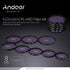 Andoer 55mm UV+CPL+FLD+ND(ND2 ND4 ND8) Filter Kit Ultraviolet Circular-Polarizing Fluorescent Neutral Density Filter for Nikon Canon Sony Pentax D...