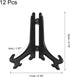 uxcell 5" Acrylic Plate Stands for Display Easels Stand Display Stand Acrylic Plate Holder for Card Easel Photo Frame Desktop Black 12Pcs...