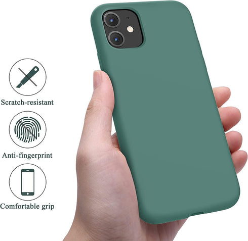 OTOFLY for iPhone 11 Case, Phone Case 11,Slim Shockproof, Anti-Fingerprint, Anti-Scratch Microfiber Lining, Protective Cover Compatible with iPhon...