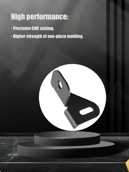 JL Antenna Mount Driver Side CB Antenna Mount, DarSeity Steel Radio Holder Mounting Bracket for Jeep Wrangler JL JLU / Jeep Gladiator JT 2018-2023...