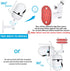 Adjustable Baby Monitor Mount for HelloBaby HB65/HB40/HB6550/HB66/HB6339/HB6550 Pro, ANMEATE SM935E, Universal Baby Monitor Wall Mount with Perfec...