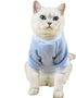 Puppy Sweater for Small Dogs Clothes Warm Winter Cat Clothe Pet Sweatshirt Knitwear Doggie Kitten Clothing, Light Blue, X-Large...