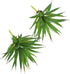LJY 2 Pieces Realistic Artificial Faux Succulent Yucca Vera Greenhouse Small Plants Unpotted for Home Garden Decoration (Spring Green)...