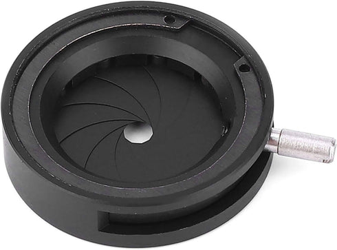 Microscope Adjustable Aperture, SK6 SK8 SK12 SK23 SK25 Microscope Adapter, Optical Diaphragm for Microscope(SK12)...