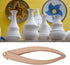 8 Inch 10 Inch 12Inch Wooden Caliper for Belly Diameter and Caliber in Pottery, Measuring Device, Easy to Make Crafting Process (8 inch Wooden Cal...