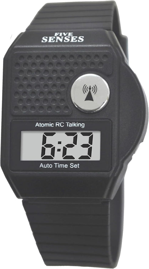 FIVE SENSES - English Atomic Talking Watch, Easy to use for Seniors Blind Men Women, Loud Talking Watch with Sound for Vision Impaired, Watches fo...