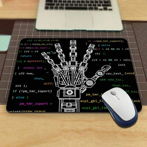 Gaming Mouse Pad The Drawing Model of Robot Arm Robotics Ideas Artificial Intelligence Bionic Prostheses Science Non-Slip Rubber Mouse Pad for Com...