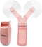 Portable Mini Handheld Fan, Foldable, USB Rechargable Battery, Two Wind Speeds, Travel, Outdoors, Sports, Office (Pink)...