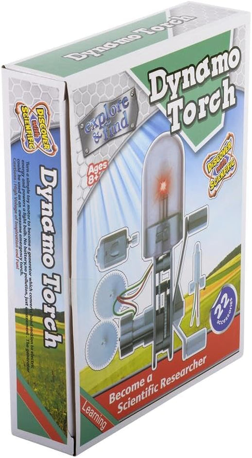 Forest & Twelfth Dynamo Science Kit, 22 Pcs DIY Hand Crank Generator Science Experiment Kit, Light Bulb Electrical Experiment Kit for Kids Aged 8+...