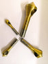 KEWAYO 4pcs Titanium Coated Countersink Chamfer Tool Deburring Tool Set Metal Wood Drill Bits Zhongbo Business...