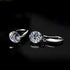 925 Sterling Silver Earings Dangle Shiny Cubic Zirconia Studs Hypoallergenic for Women | Earrings for Women Trendy | Dangling Earrings for Women |...