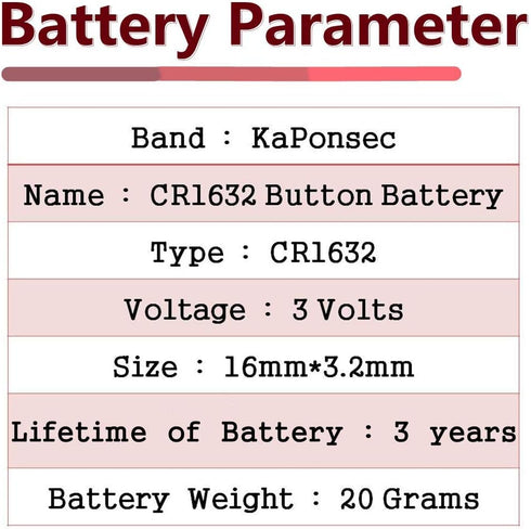 100Packs CR1632 3V Lithium Battery...