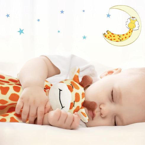 Pro Goleem Giraffe Loveys for Babies Soft Security Blanket Snuggle Toy Stuffed Animal Blanket Unisex Baby Lovie Baby Gifts for Infant and Toddler ...