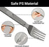 EUSOAR Plastic Forks, 50pcs 6.8"x1.3" Disposable Forks Bulk, Heavyweight Plastic Forks Heavy Duty Cutlery Disposable Utensils Silverware Set for P...