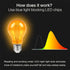 LED Edison Bulbs, 60 watt Light Bulbs Replacement 6W 2000K E26 A19 Amber Soft Light Bulbs Warm Light Bulb for Bedroom, Healthy Sleep, Baby Nursery...