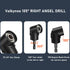 Bit Holder Cool Gadgets, Quick Release Bit Holder, 12Pcs 1/4 Drill Bit Holder Keychain, w/Black 105° Right Angle Drill Attachment for Tight Spaces...