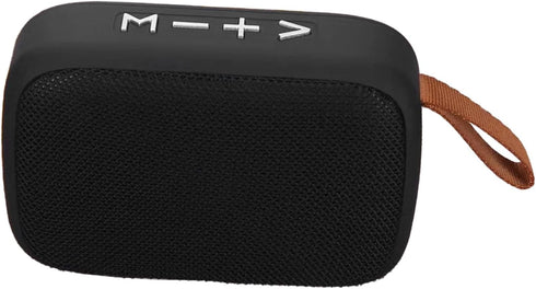 Yoidesu MiniSpeaker with Hand Strap, Subwoofer, Memory Card, Portable Wireless Speaker, Black...