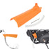 Primary Case Oil Fill Funnel Drip Free Oil Filter Funnel 10 Pack Oil Drain Plug O-Rings Set Fit for Harley Orange...