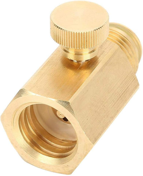 Brass Soda Cylinder Adapter Valve Female Thread TR21-4 to Male Thread G1/2 Conversion Kit for Homebrewing...