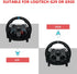 Lumclaw For Logitech G29 G920 G923 13 Inch Steering Wheel Adapter Plate 70mm Pcd Racing Car Game Modification (Black)...