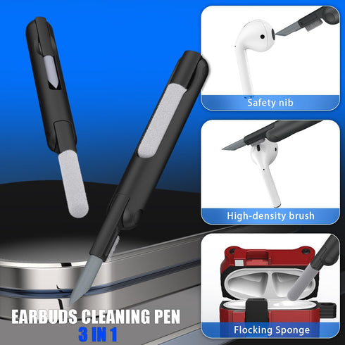 Airpods 2nd and 1st Generation Protective Cases Automatic Pop-up with Safety Lock Clip, Full Body Shockproof Hard Case with Keychain (Free Cleanin...