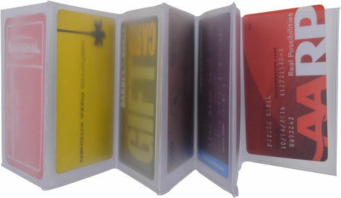 Marshal® WALLET INSERTS SET OF 2 ACCORDION STYLE CARD PICTURE HOLDER RARE...