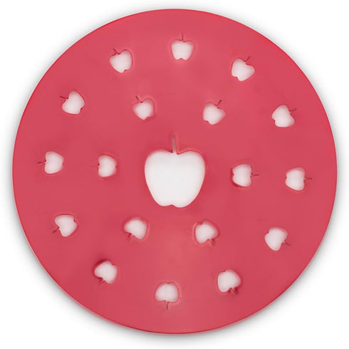 Fox Run Apple Pie Top Cutter, Plastic, Red , 9.5 x 9.5 x 0.25 inches...