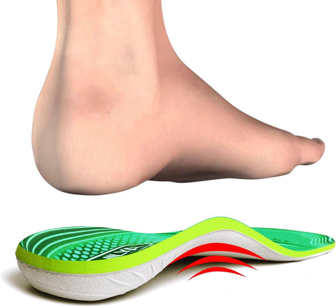 220lbs+ High Arch Support Insert Plantar Fasciitis Relief Metatarsal Pain Orthotic Insole for Men & Women Standing All Day, Flat Feet Heel Comfort...