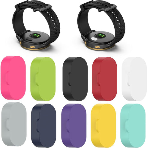 10 Pack Silicone Dust Plug for Garmin 7 7S 7X 6 6S 6X Pro 5 5X 5S Plus Forerunner 935 945 955 965 Vivoactive 3 4 4S Smartwatch Anti Dust Plugs Cap...