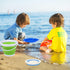3L Jumbo Foldable Buckets, Sand Beach Toy Silicon Pails for Kids Adults, Collapisible Water Buckets Sandbox Kit Tool Multi Use for Outdoor, Cleani...