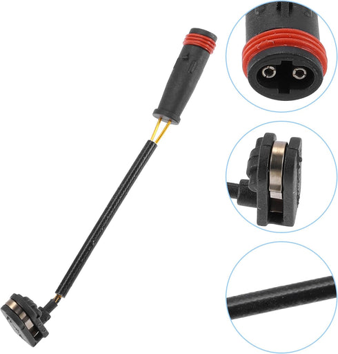 ACROPIX Car Brake Pad Sensor Front Rear Disc Brake Pad Wear Indicator Sensor Fit for Mercedes-Benz Sprinter 1500 - Pack of 4 Black...