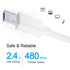 Short Micro USB Cable 1ft,Fast Android Phone Charger Cord,Micro-B Sync Data Charging Cable Compatible with Samsung Galaxy S7 J7,Fire Stick,Tablet...
