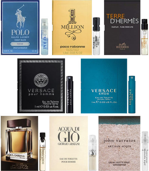 Men's Designer Fragrance Sampler (8 count)...