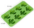 Fewo 8-Cavity Cactus Ice Cube Tray, Cacti Silicone Mold for Chocolate, Candy, Cookie, Fondant, Gummy, Jello, Baking, Candle, Cupcake Topper Decora...