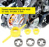 Plastic Pipe Die, PVC Thread Tool Maker NPT Circular Die Set with Excellent Finish and Durability Thread Plumbing Manual Hand Tool...