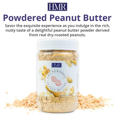 Powdered Peanut Butter by HMR, Powder Mix from Real Dry-Roasted Peanuts, 3 grams of Protein, Add to Smoothies, Shakes and Puddings, Low Carb & Ket...