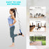 Foot and Calf Stretcher Stretching Strap For Plantar Fasciitis, Heel Spurs, Foot Drop, Achilles Tendonitis & Hamstring. Yoga & Leg Stretch Strap. ...