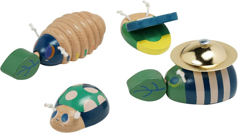 Manhattan Toy Folklore Bug Quartet 4-Piece Musical Wooden Toy Set for Toddlers...