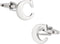 Letter C Cufflinks Monogram Men's Initial Cuff Links with Travel Presentation Gift Box Wedding Groomsmen Groom Party...
