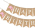 Video Game Birthday Decorations for Girls Kids and Adults, Pink Game Controller Happy Birthday Burlap Banner,Game Zone Gamer Themed Birthday Sign ...
