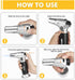 TBTEEK Butane Torch, Kitchen Torch Cooking Torch with Safety Lock & Adjustable Flame for Cooking, BBQ, Baking, Brulee, Creme, DIY Soldering(Butane...