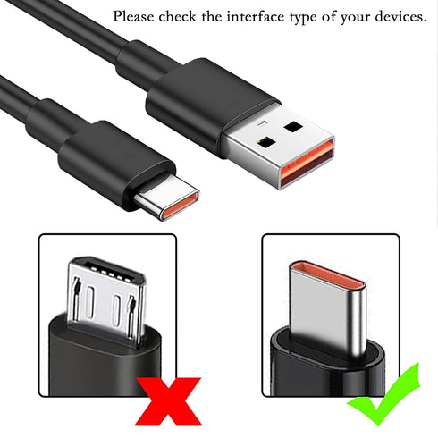 USB fast Charger Charging Cable Cord for Logitech Wireless G733 K/DA G PRO X Lightspeed Gaming Headset, Jaybird Vista 2 Headphone, MX Master 3 MX ...