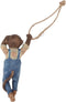 TOPINCN Swinging Monkey Outdoor Statue Ceremony Supplies Unity Candles Ornament, Tree Hanging Sculpture Animal Figurines for Garden Lawn Patio Yar...