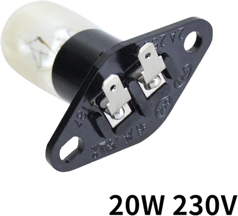 Small Microwave Oven All-in-one Led Bulbs with 2-Pin Base 230V 20W High Temp Appliance Lighting Bulb Parts and Accessories for Old Microwave Oven ...