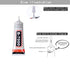 B-7000 Adhesive Multi-Function Glues,Super Glue Suitable for Phone Screen Repair,Wooden,Jewelery,1 Pack (25ml*2)...